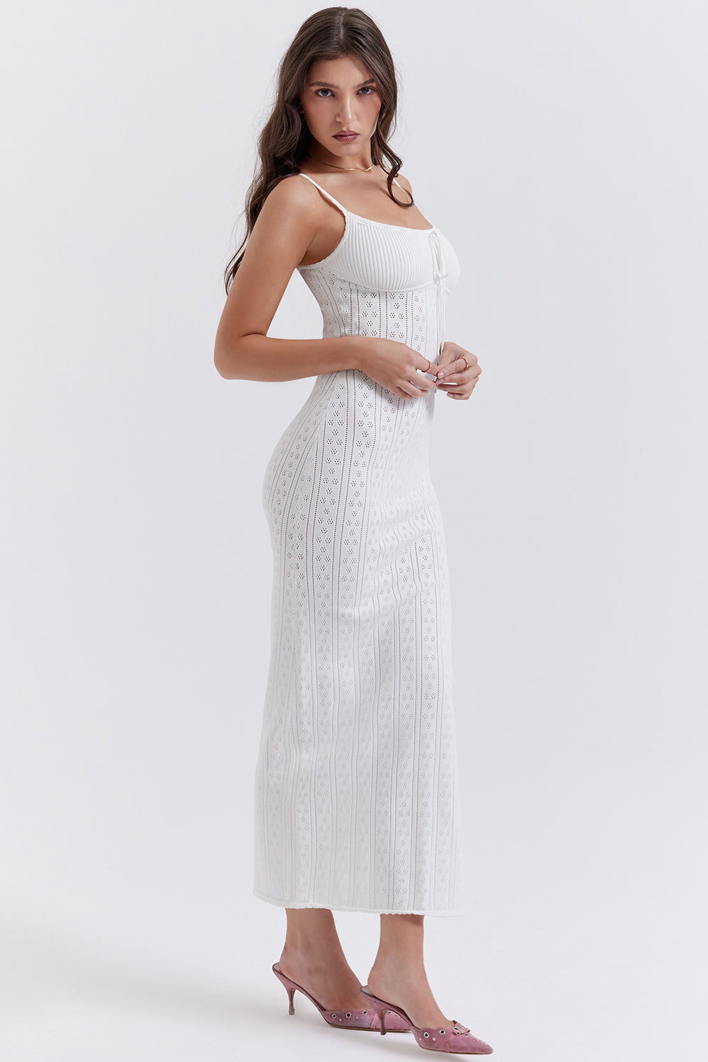 Luxe Gebreide Maxi-jurk