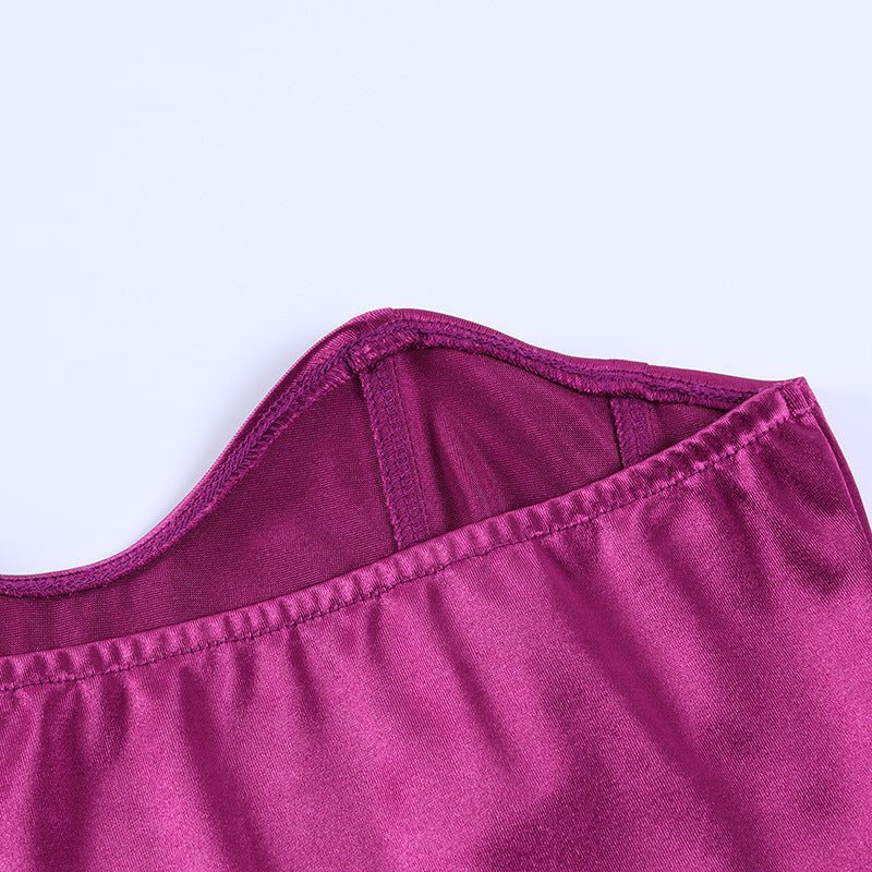 Luxe Strapless Satijnlook Corset Top