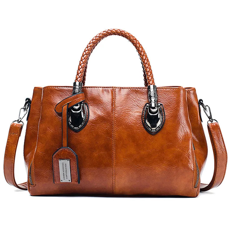 Laure™ Luxe Lederen Tas - Elegante Handtas voor Dames