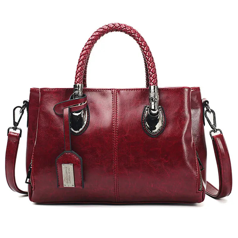Laure™ Luxe Lederen Tas - Elegante Handtas voor Dames