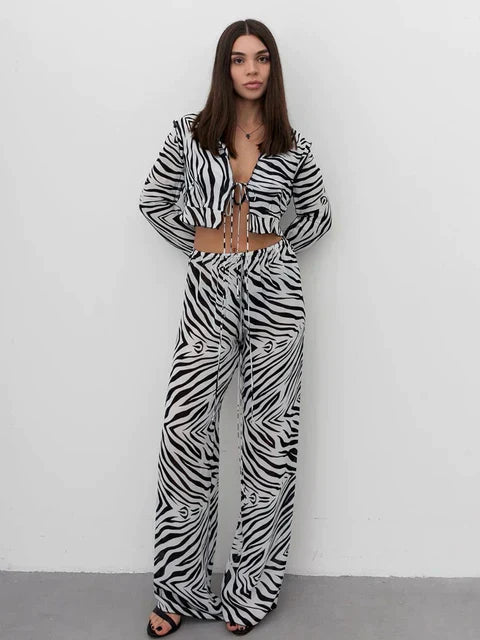 Trendy en Comfortabele Gedrukte Set