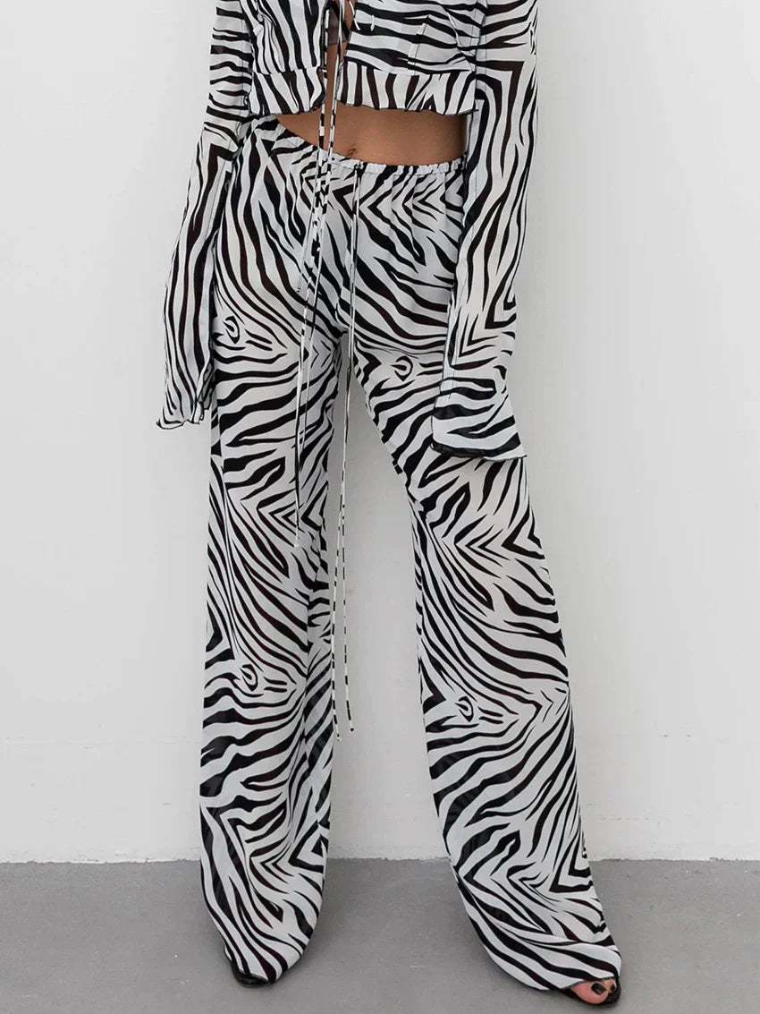 Trendy en Comfortabele Gedrukte Set