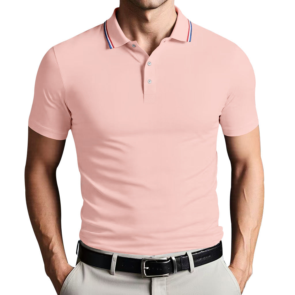 Men's Polo Shirt – Slim Fit – Breathable Cotton – Short Sleeve – Sporty Look