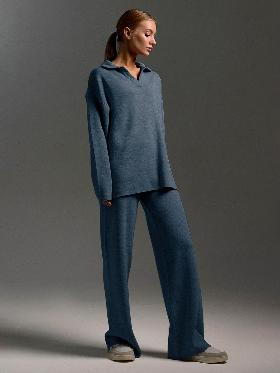 Dames Gebreide Trui - Losse Pasvorm - Polokraag - Lange Mouwen - Comfortabel Casual