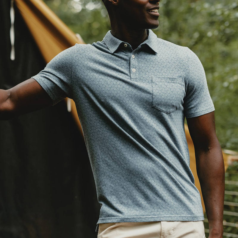 Men's Polo Shirt – Regular Fit – Short Sleeves – Breathable – Chest Pocket