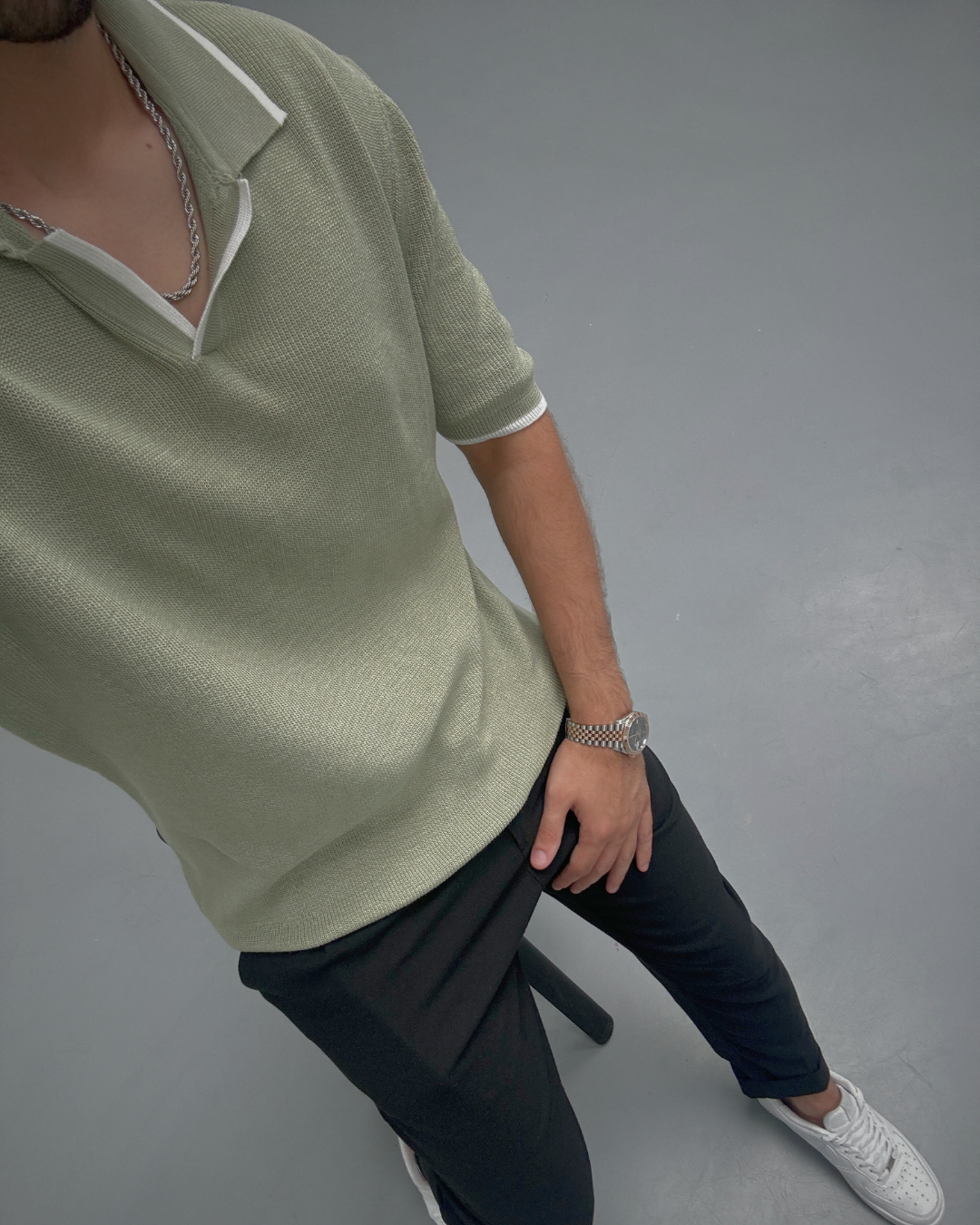Heren Mint Polo