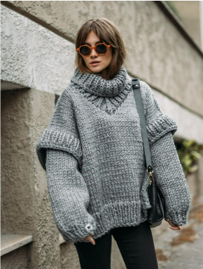 Isabella | Comfortabel Oversized Gebreide Trui voor Dames