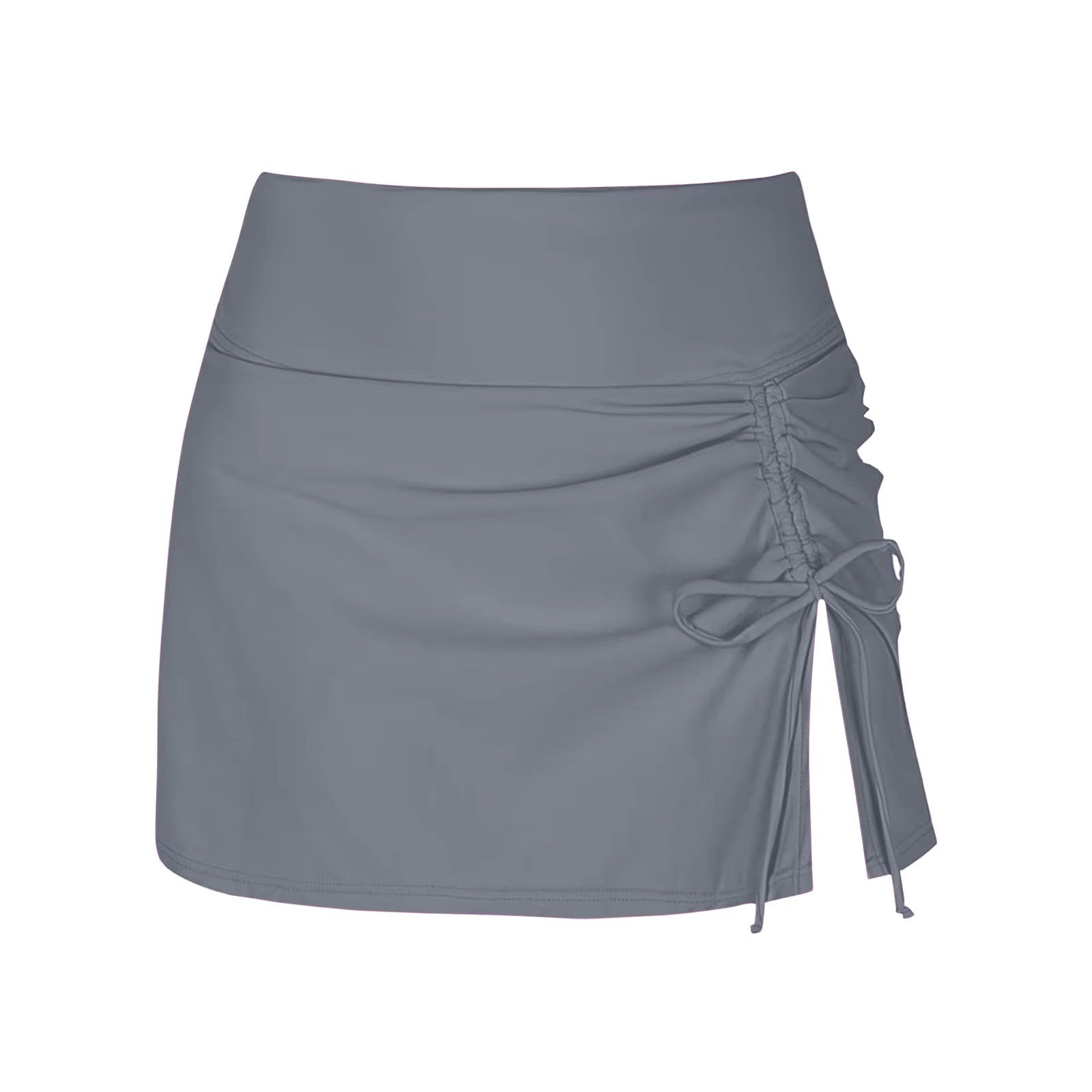 Dames Minirok – Nauwsluitend Model – Ruches Detail – Zijsplit – Comfort Stretch