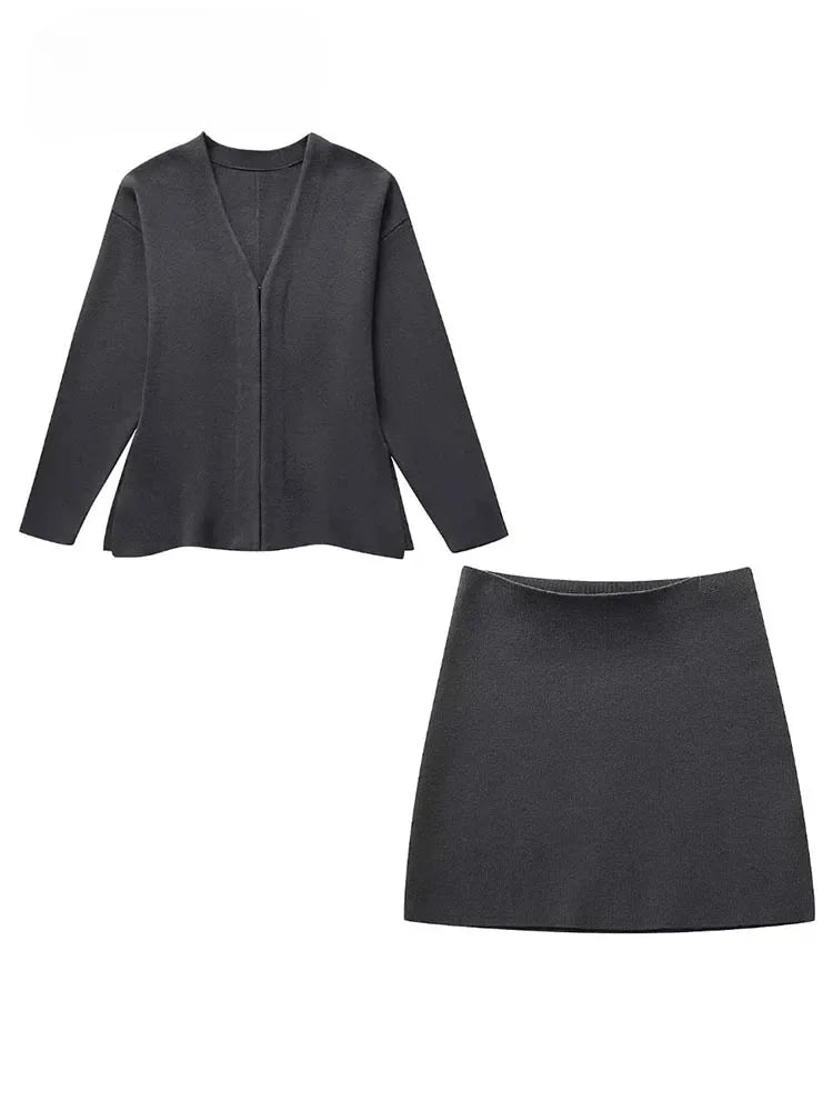 Lanah - Blazer en rok Twee delige Set