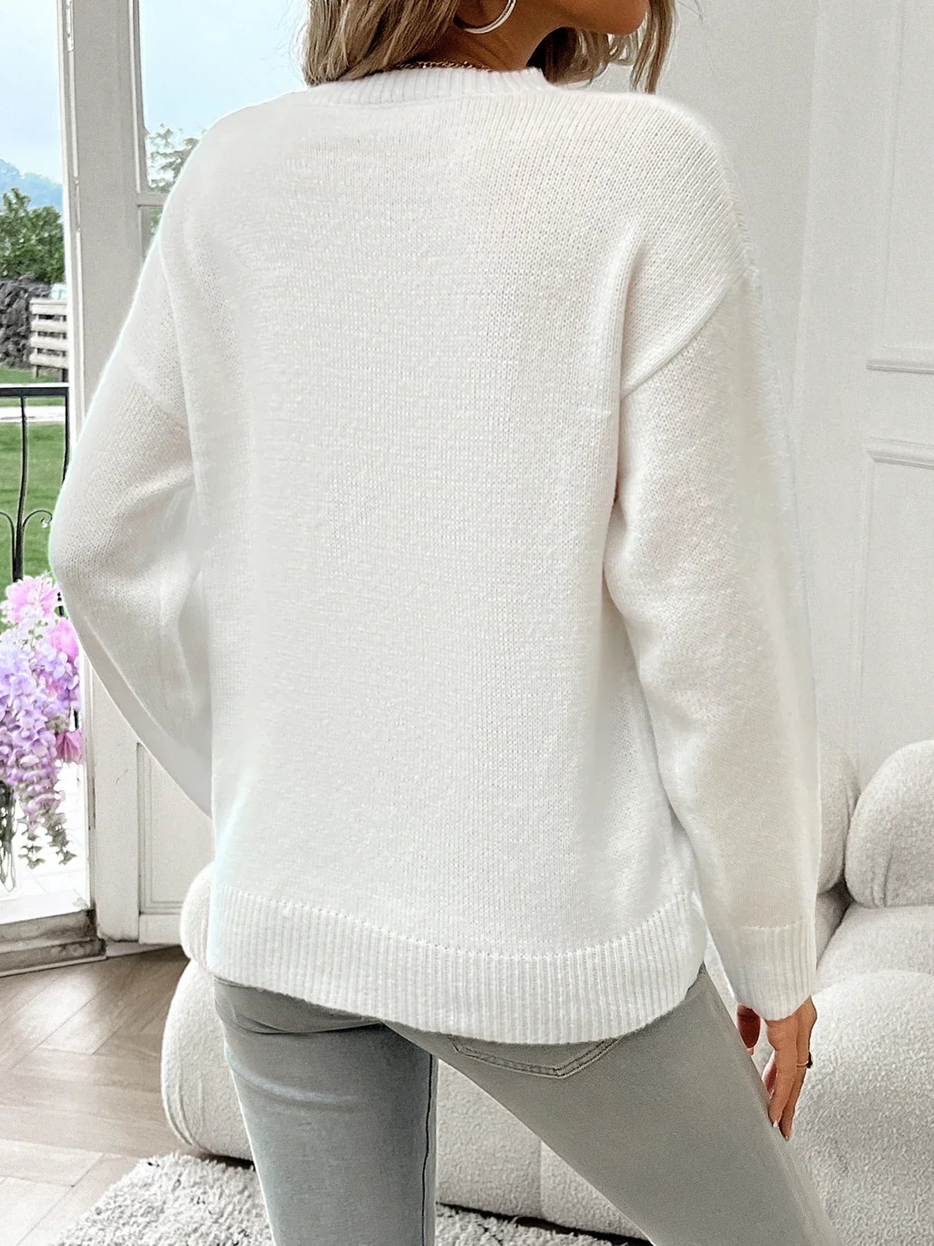 Hania | Trendy dames sweater met ronde hals
