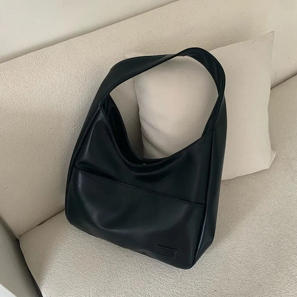 Dames Schoudertas - Imitatieleer - Ruim Model - Minimalistisch Design - Comfortabele Draagriem