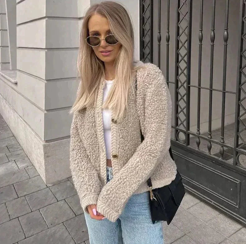 Premium Damesoverhemd in Teddy-stijl