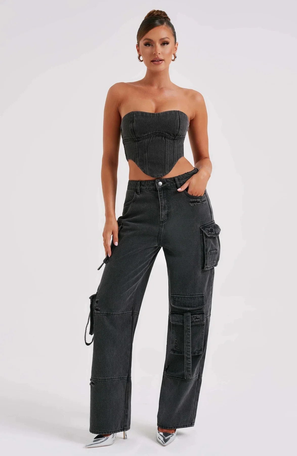 Sophie™ Wijde Cargobroek - Trendy en Comfortabel voor de Stoere Vrouw