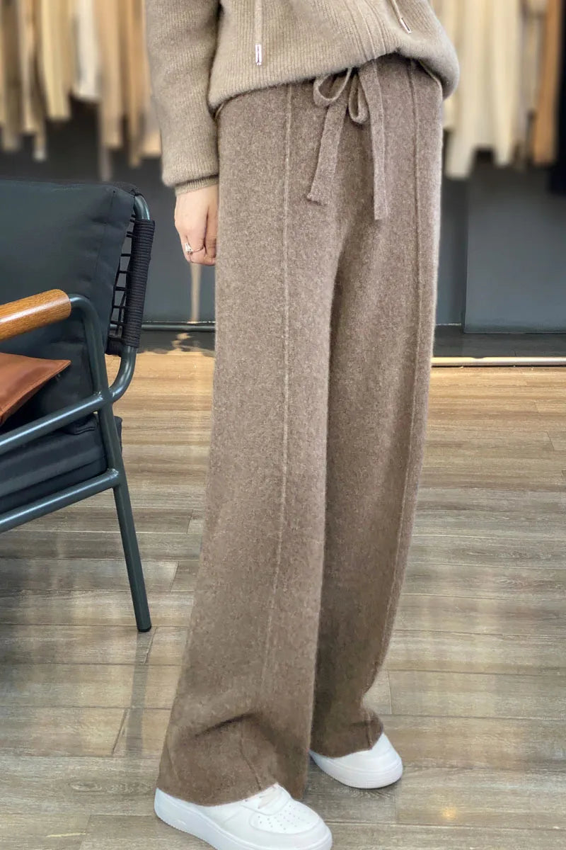 Dames Wollen Broek – Wijde Pijpen voor Comfort