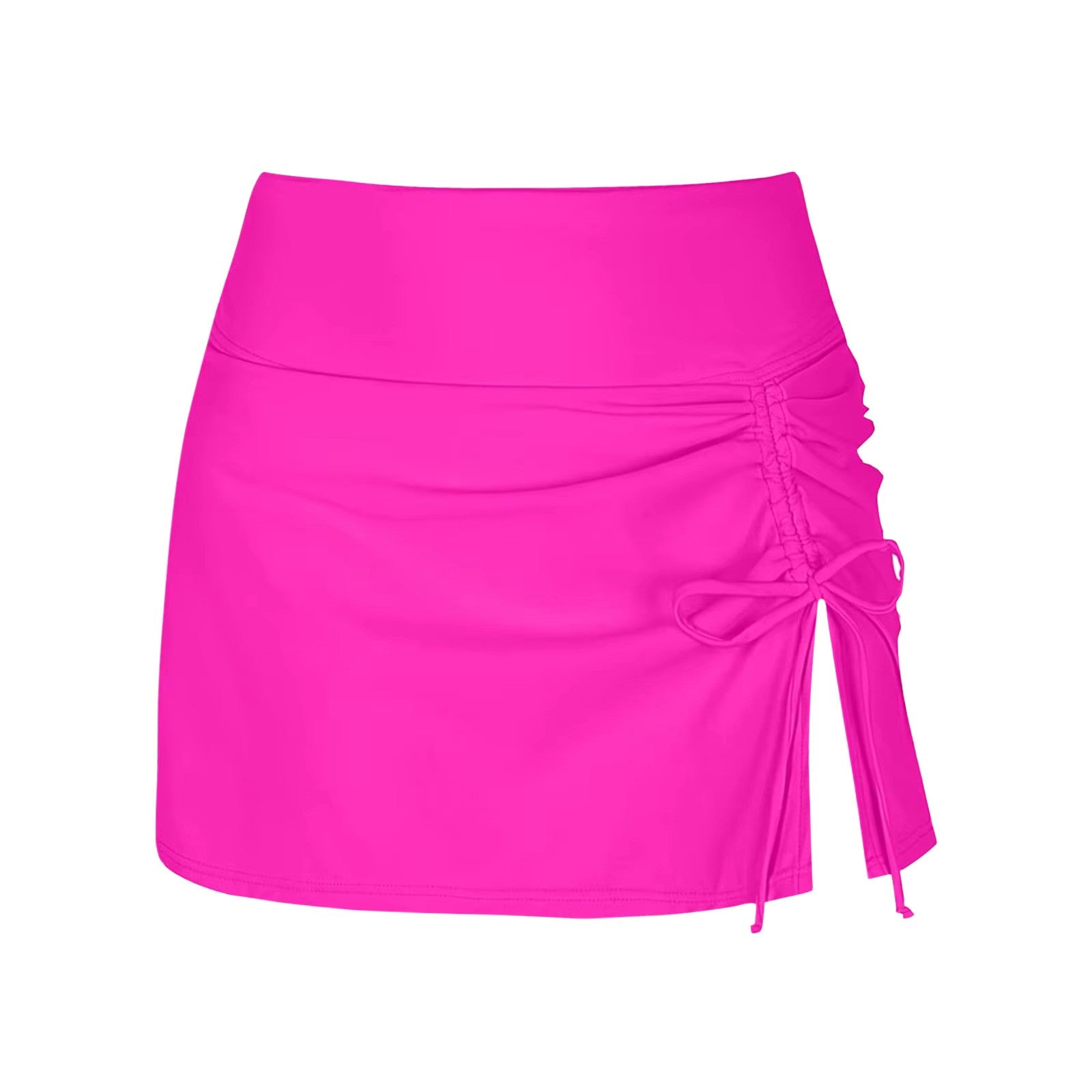 Dames Minirok – Nauwsluitend Model – Ruches Detail – Zijsplit – Comfort Stretch