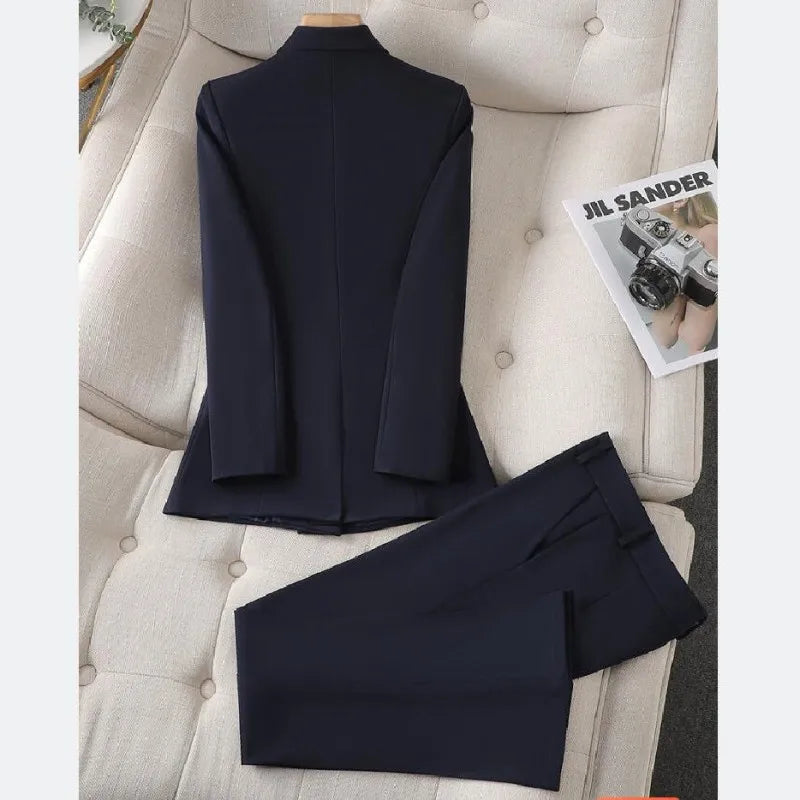 2-delige blazer set - stijlvolle dames blazer van hoogwaardige stof