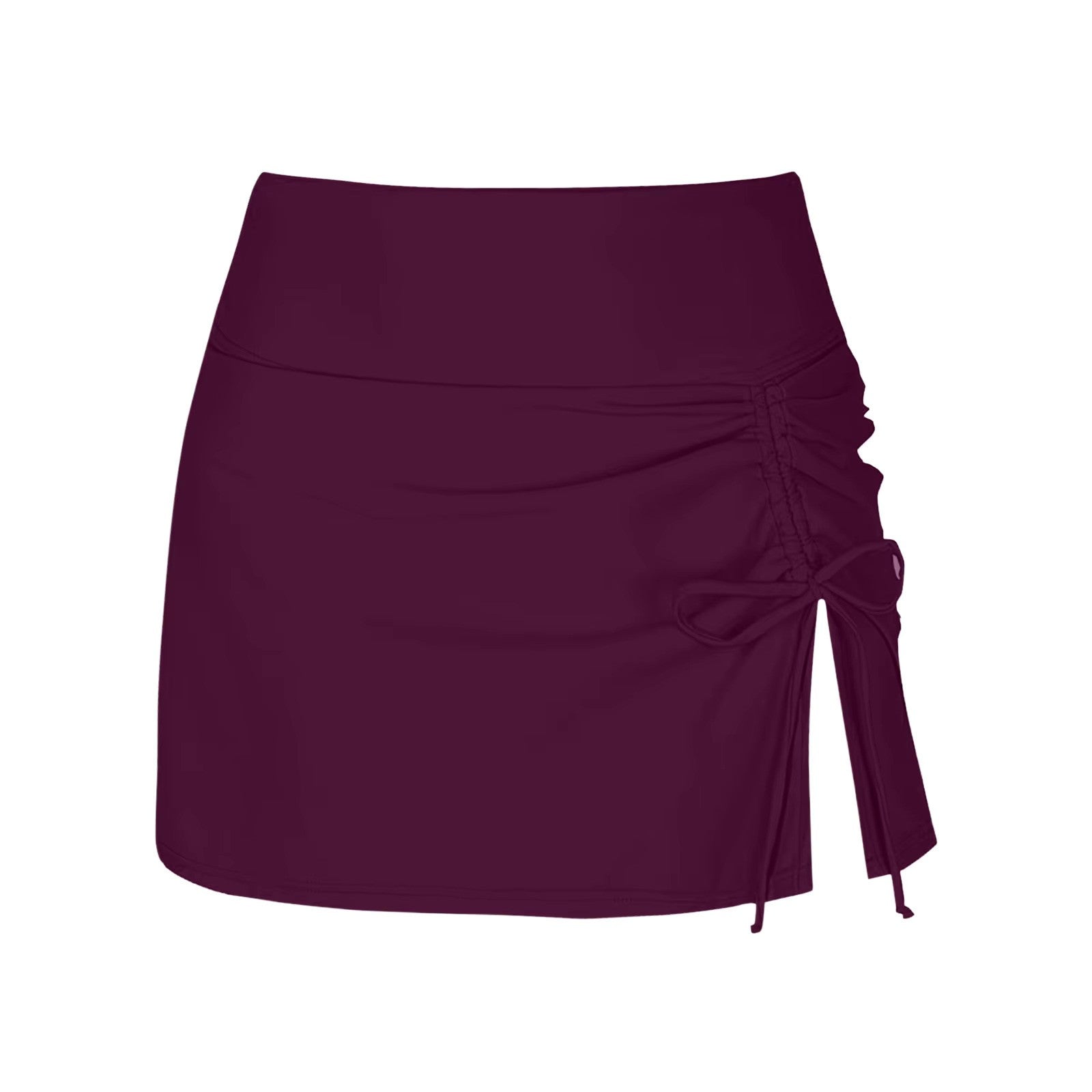 Dames Minirok – Nauwsluitend Model – Ruches Detail – Zijsplit – Comfort Stretch