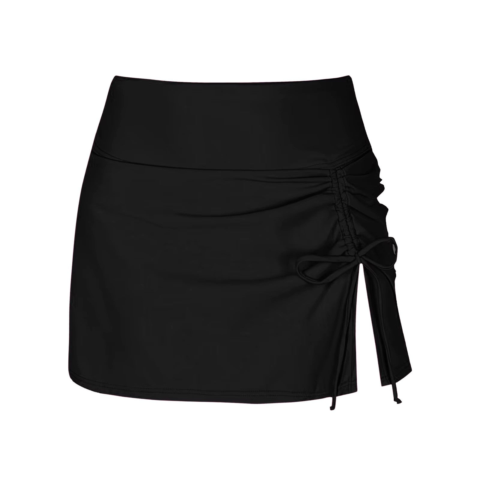 Dames Minirok – Nauwsluitend Model – Ruches Detail – Zijsplit – Comfort Stretch