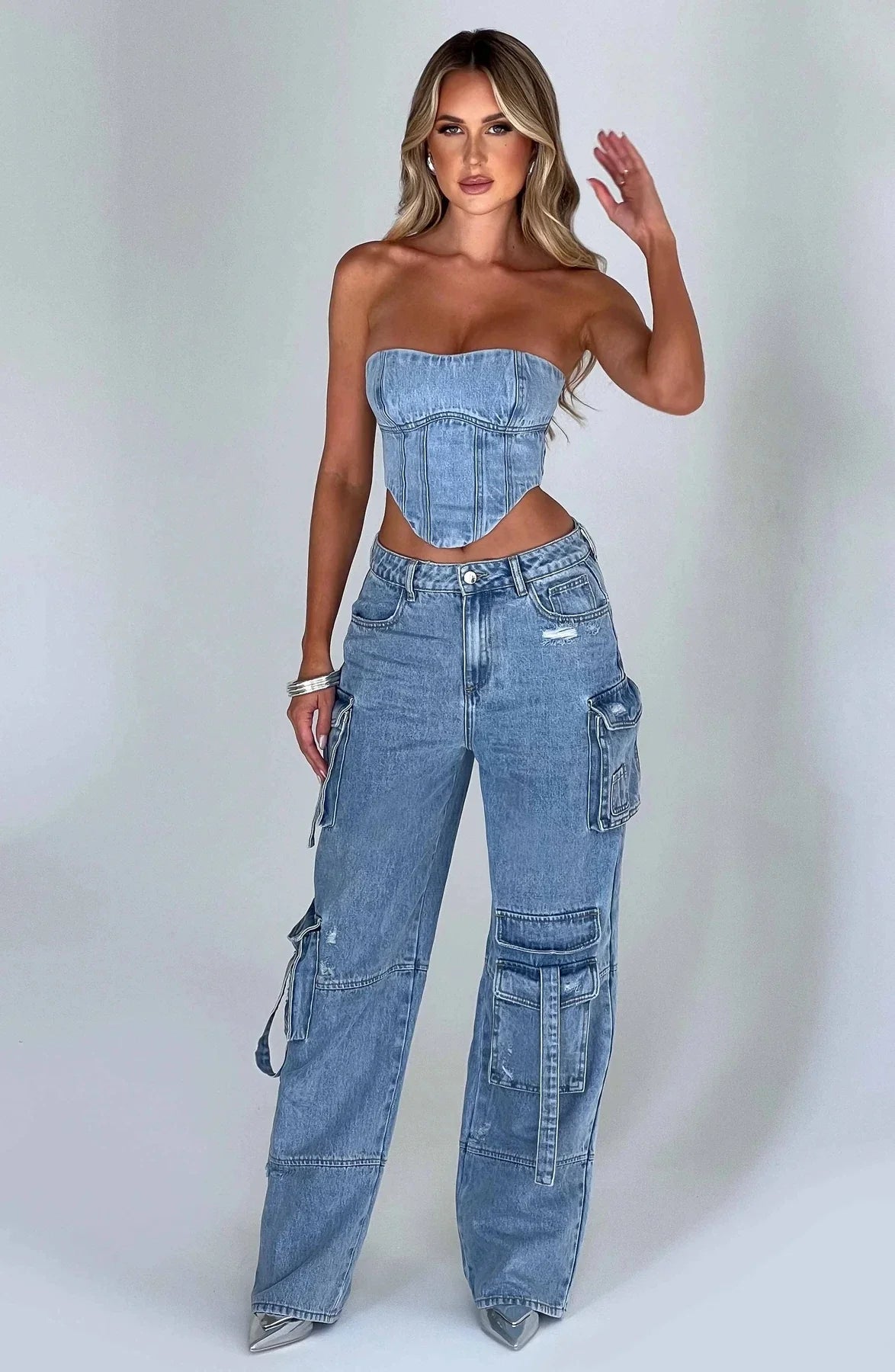 Sophie™ Wijde Cargobroek - Trendy en Comfortabel voor de Stoere Vrouw