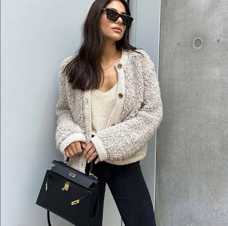 Premium Damesoverhemd in Teddy-stijl