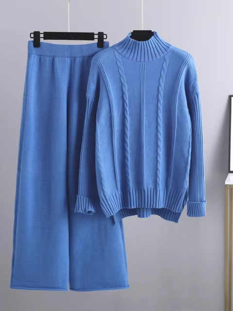 Sophia Luxe Gebreide Ensemble - Perfecte Mix van Mode en Functionaliteit