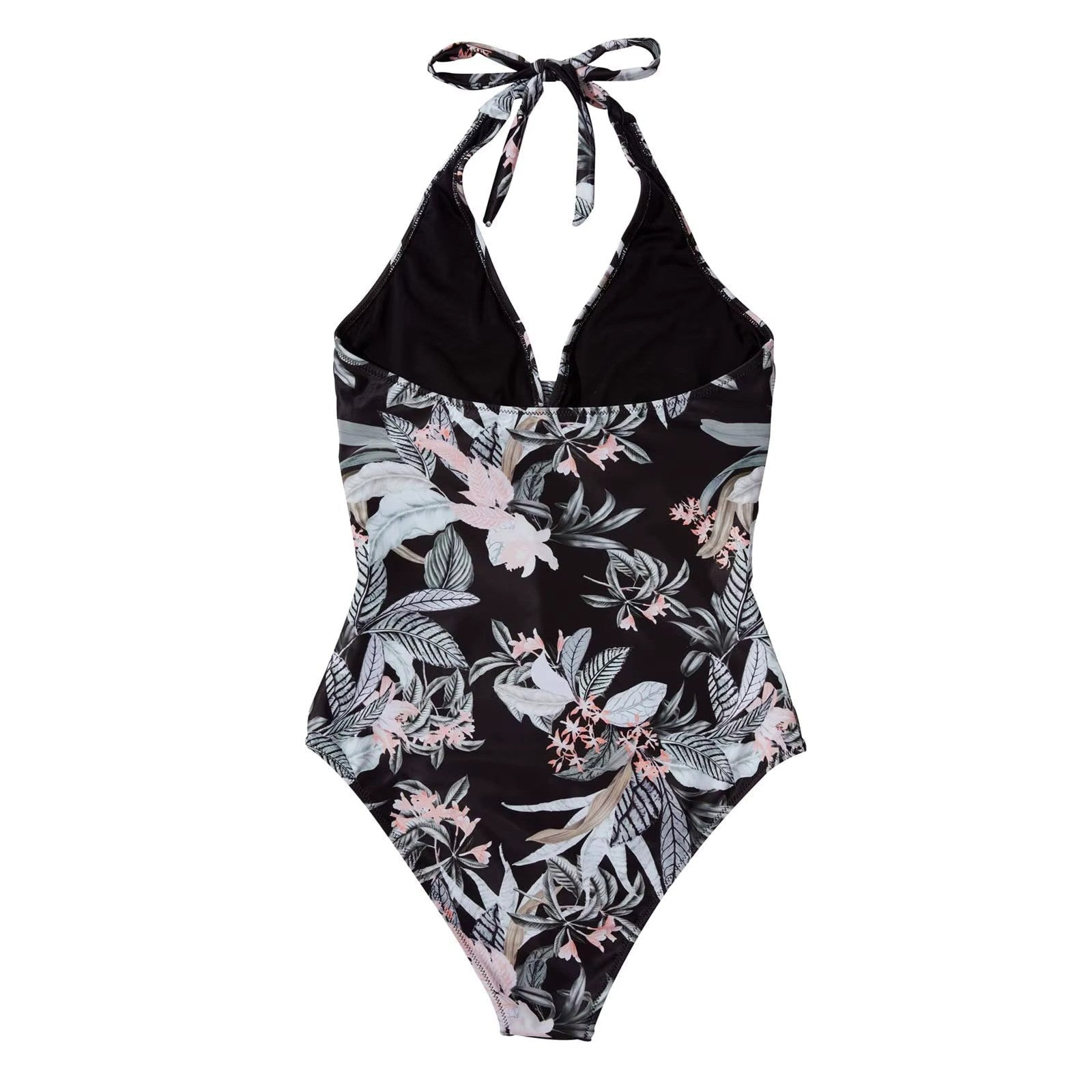 Dames Badpak - Halternek - Twist-Front Design - Hoge Taille - Comfortabel & Modieus