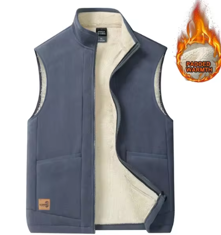 Mateo Wollen Gevoerde Bodywarmer - Comfortabele heren bodywarmer voor koude dagen | Luxe outdoorvest