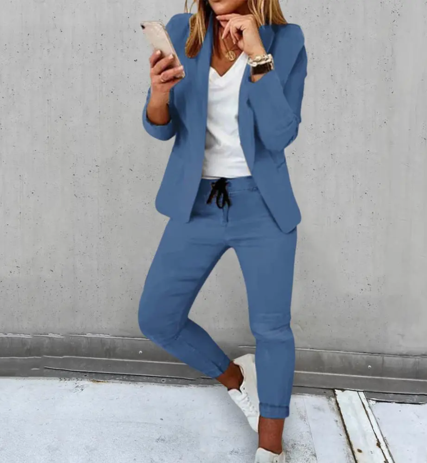 Elegant Ladies Blazer with Matching Pants