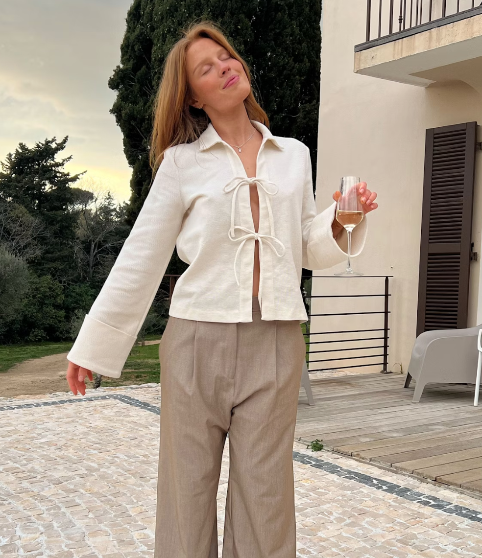 Milou - Cream Blouse