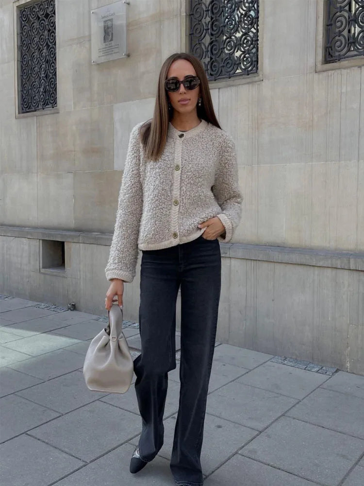 Premium Damesoverhemd in Teddy-stijl