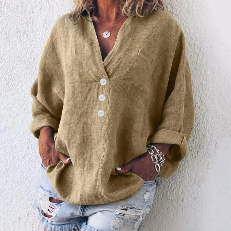 Natasja | Chic linen blouse