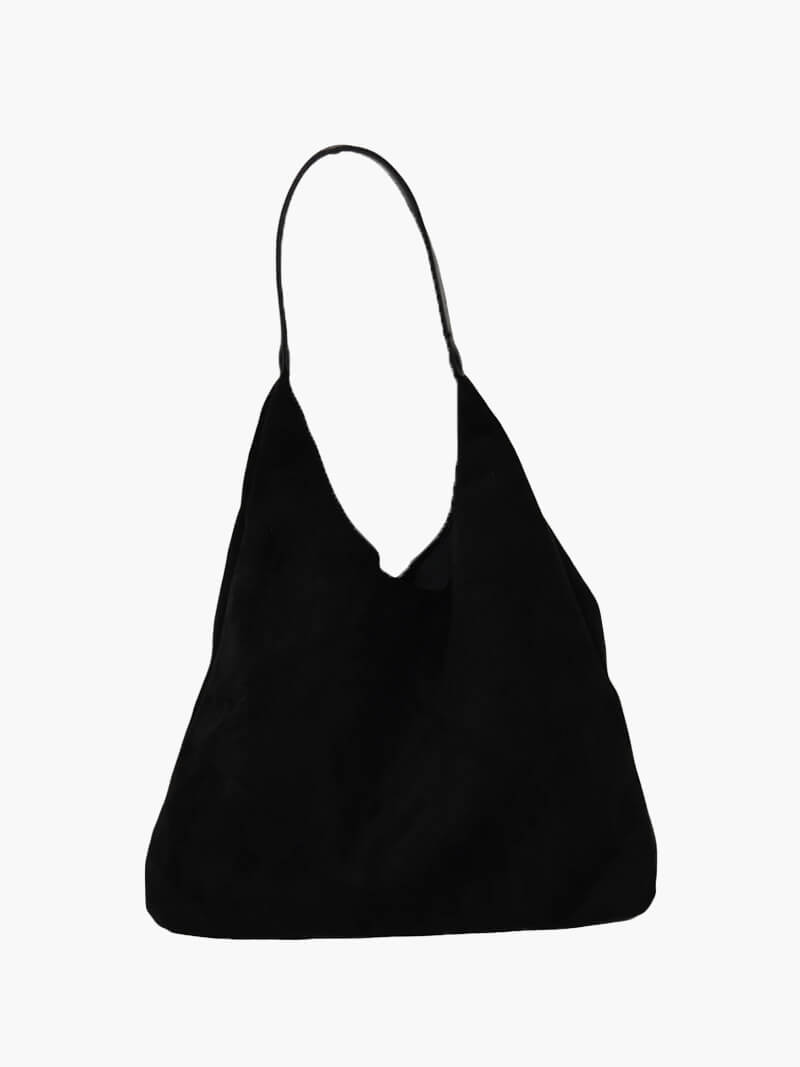 Dames Schoudertas – Suède Hobo – Zachte Unstructured Vorm – Ruime Casual Tas