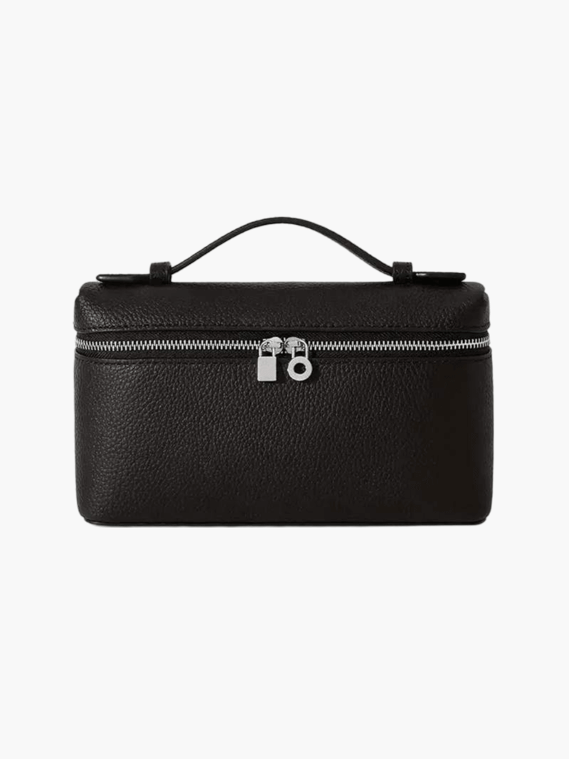 Gestructureerde handtas dames - elegante leren tas