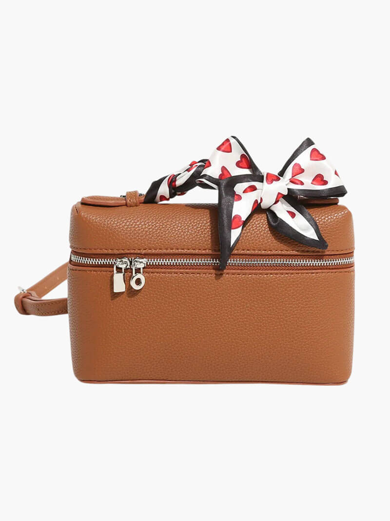 Gestructureerde handtas dames - elegante leren tas