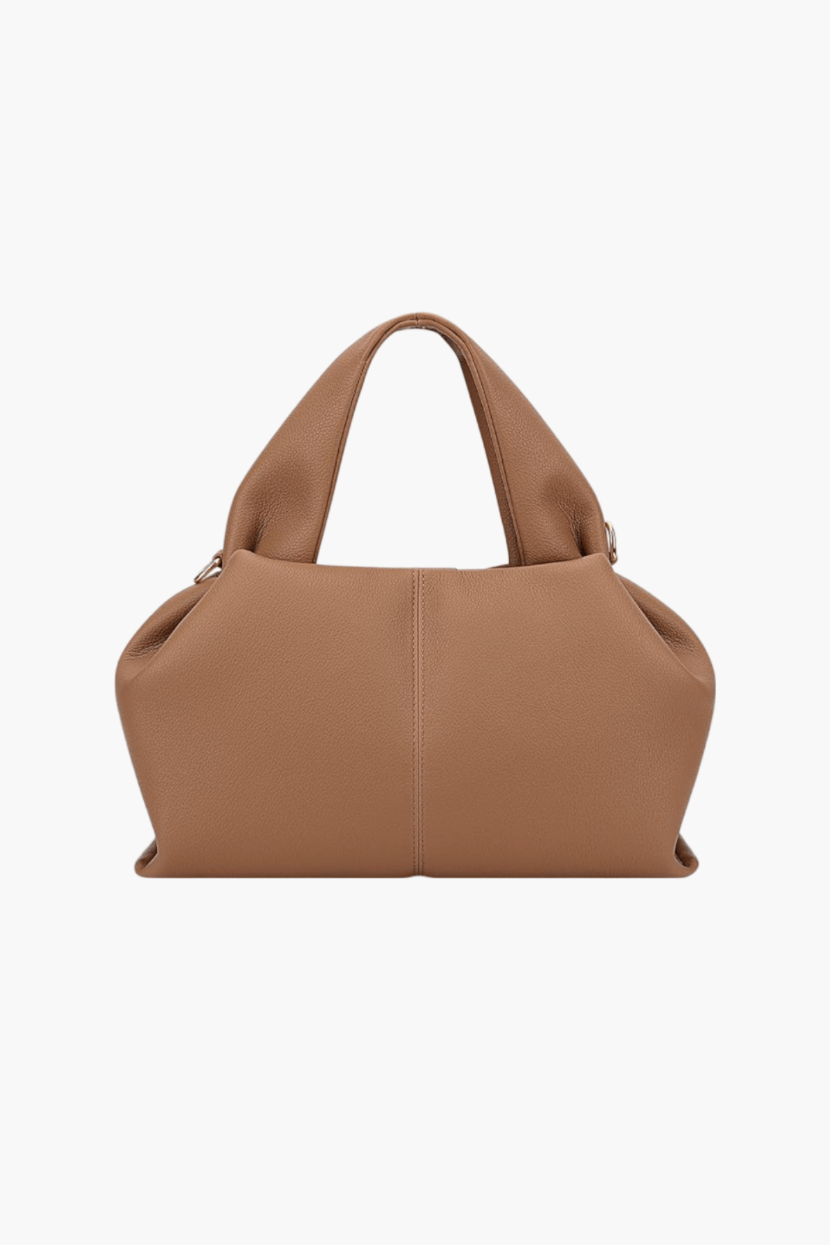 Minimalistische leren handtas dames - veelzijdige dagelijkse handtas