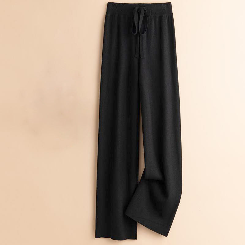 Olivia Relaxed Fit Wide-Leg Pants | Drawstring Waist Pants