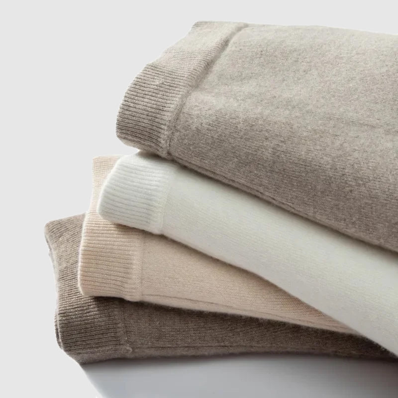 Emma Relaxed Fit Wide Leg Pants | Solid Full-Length Pants