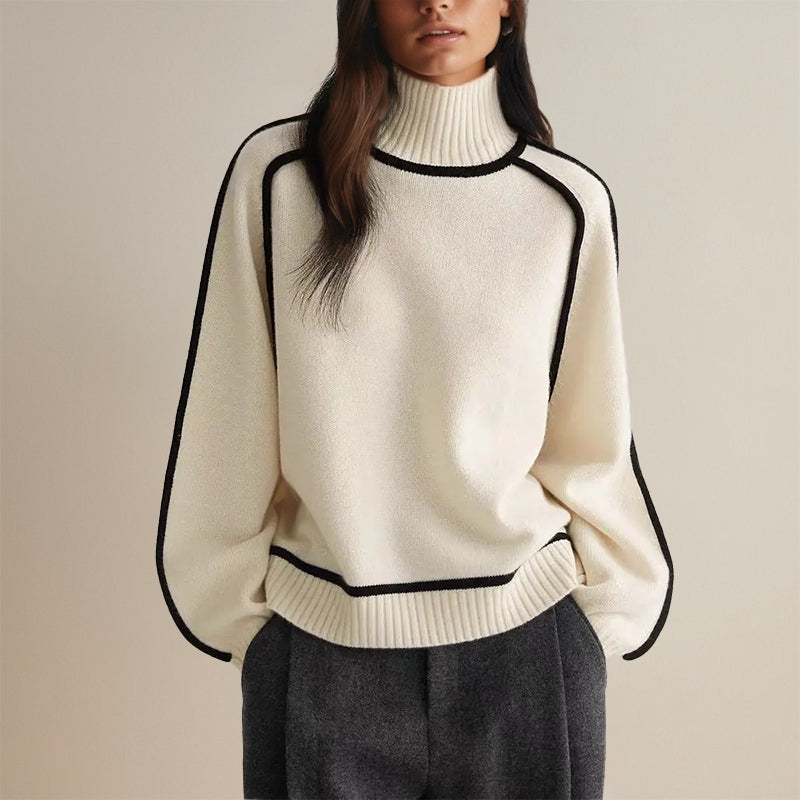Lea - coltrui met contrast kleuren