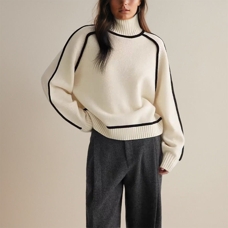 Lea - coltrui met contrast kleuren
