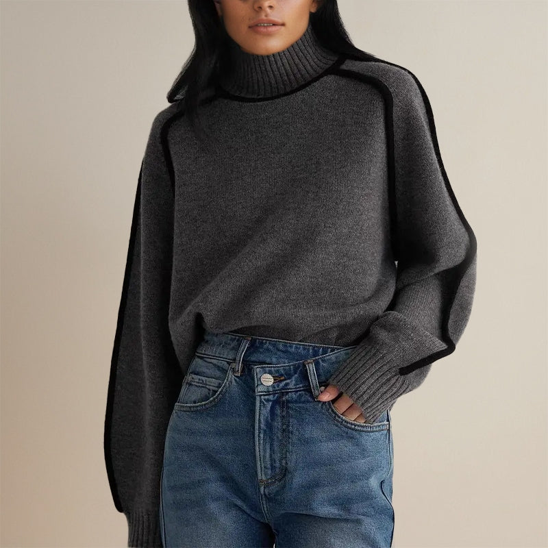 Lea - coltrui met contrast kleuren