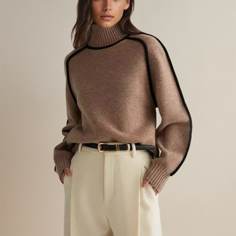 Lea - coltrui met contrast kleuren