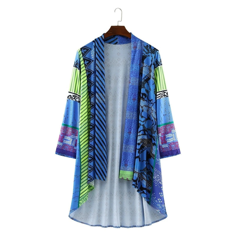 Oversized vintage trui met grote zak