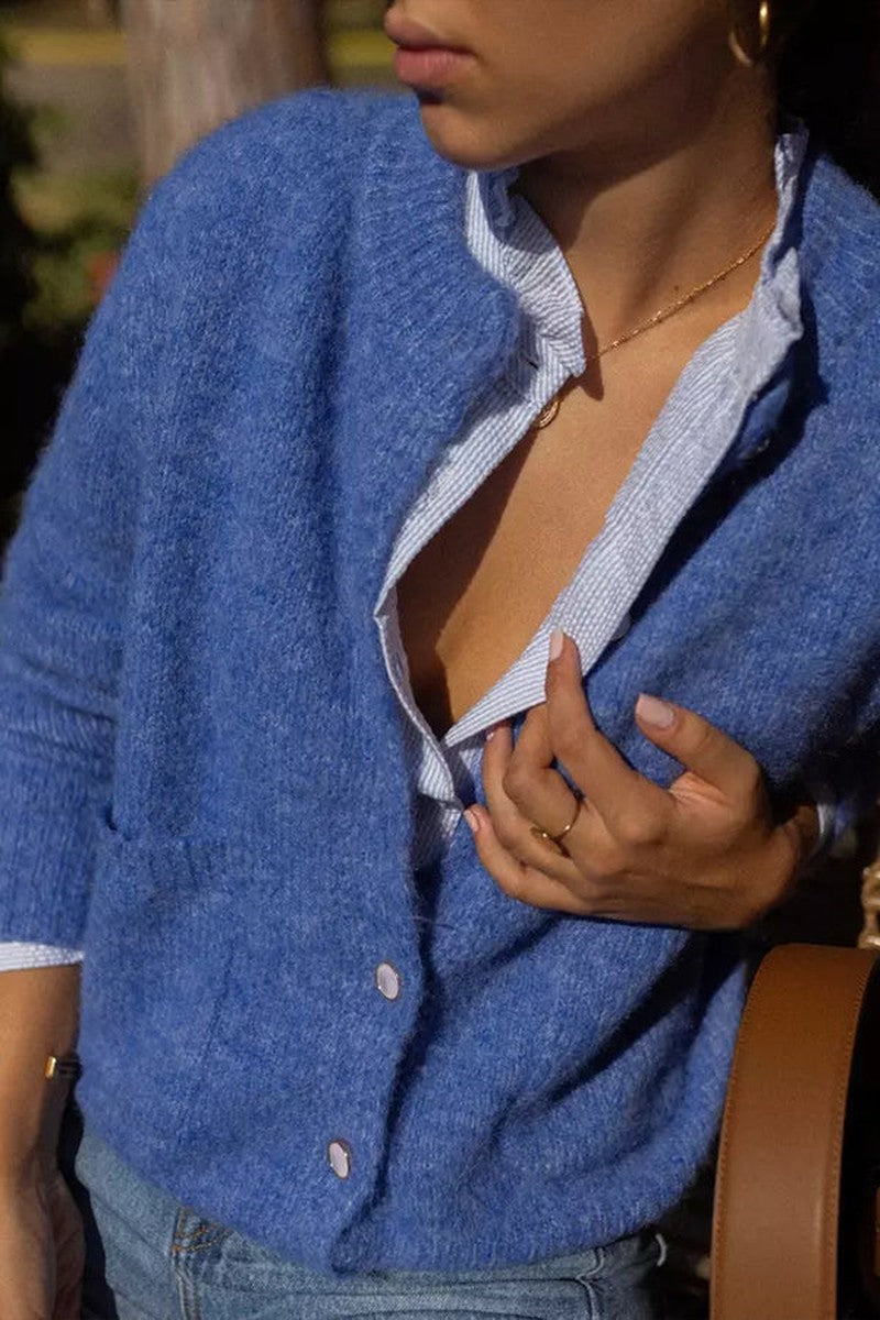 Jolie - comfortabel vest met ronde hals