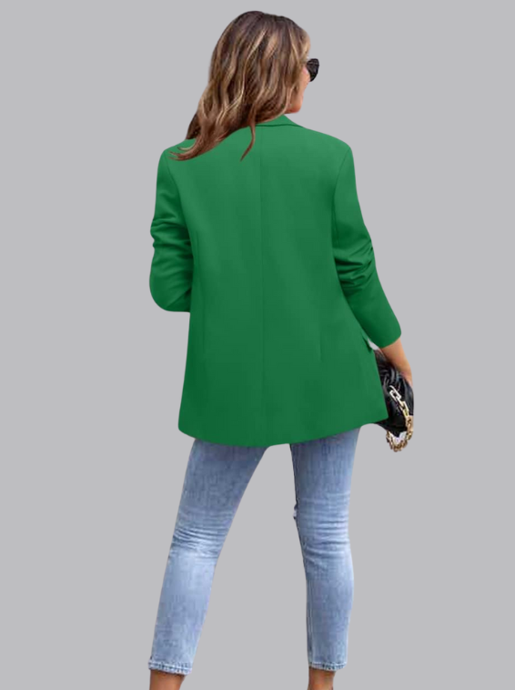 Trendy groene blazer