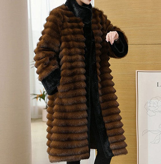 Daisy Oversized Coat | Collared Long Sleeve Solid Coat