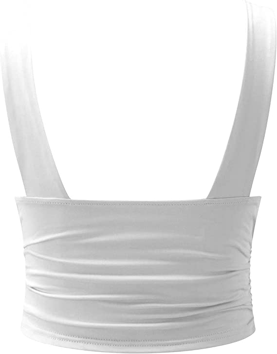 Dames Top – Mouwloos – Diepe V-hals – Getailleerd – Elastische Slim Fit