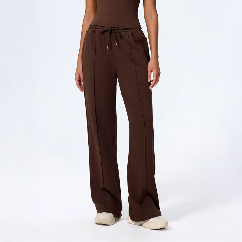 Rosie Wide Leg Lounge Pants | Drawstring Waist Relaxed Fit Pants
