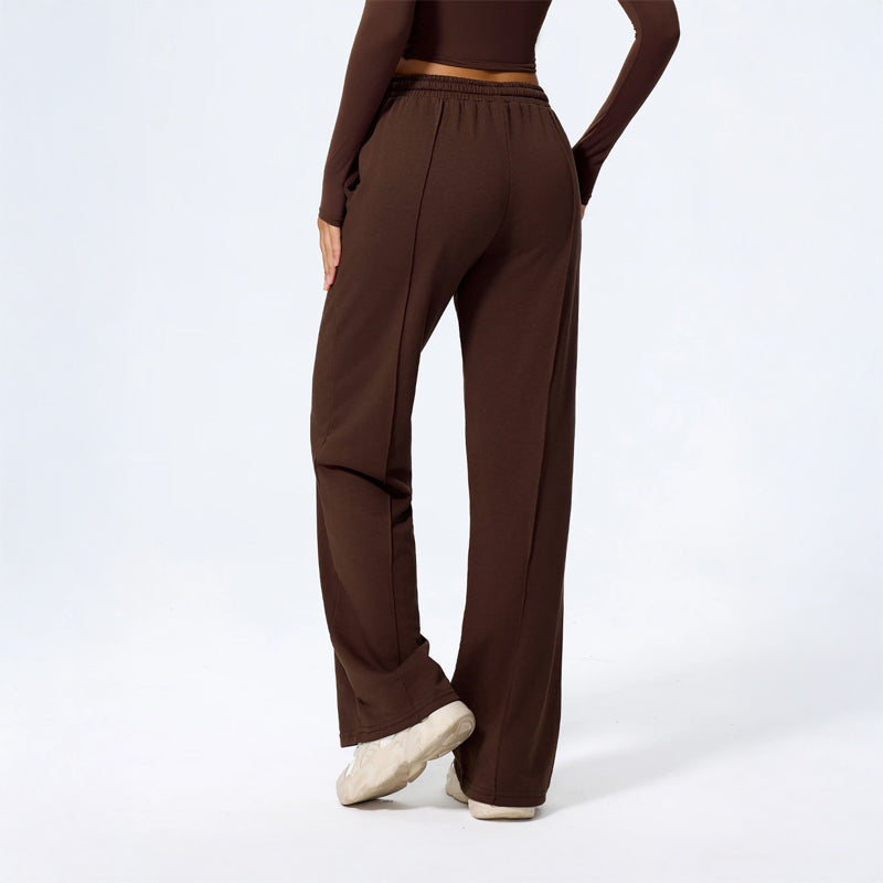 Rosie Wide Leg Lounge Pants | Drawstring Waist Relaxed Fit Pants