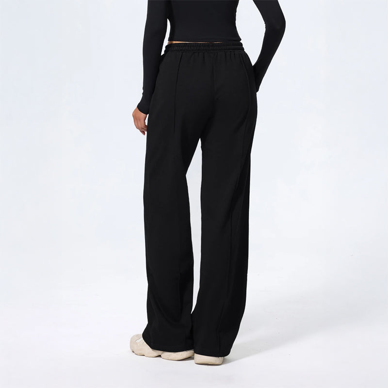 Rosie Wide Leg Lounge Pants | Drawstring Waist Relaxed Fit Pants