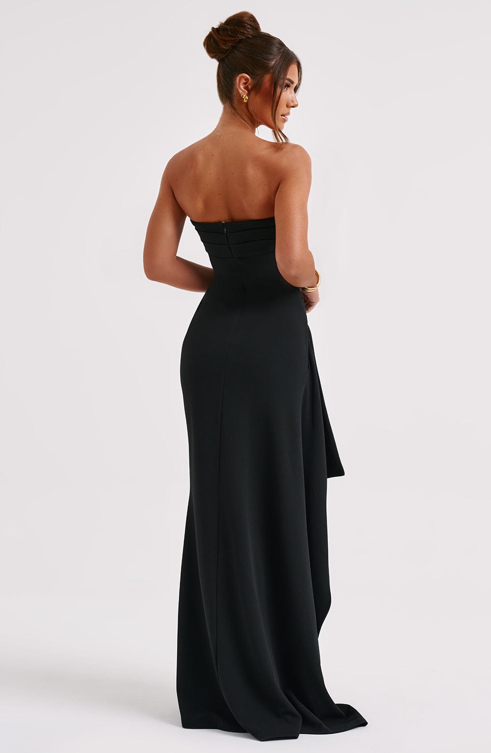 Ayla | Off-Shoulder Maxi Jurk met Hoge Split